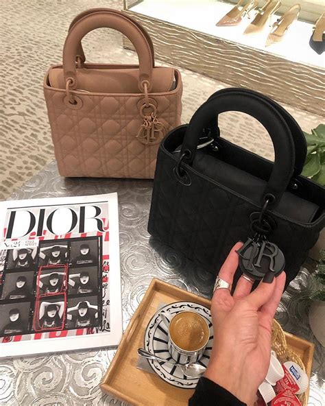 lady dior ultra black bag|christian dior lady large bag.